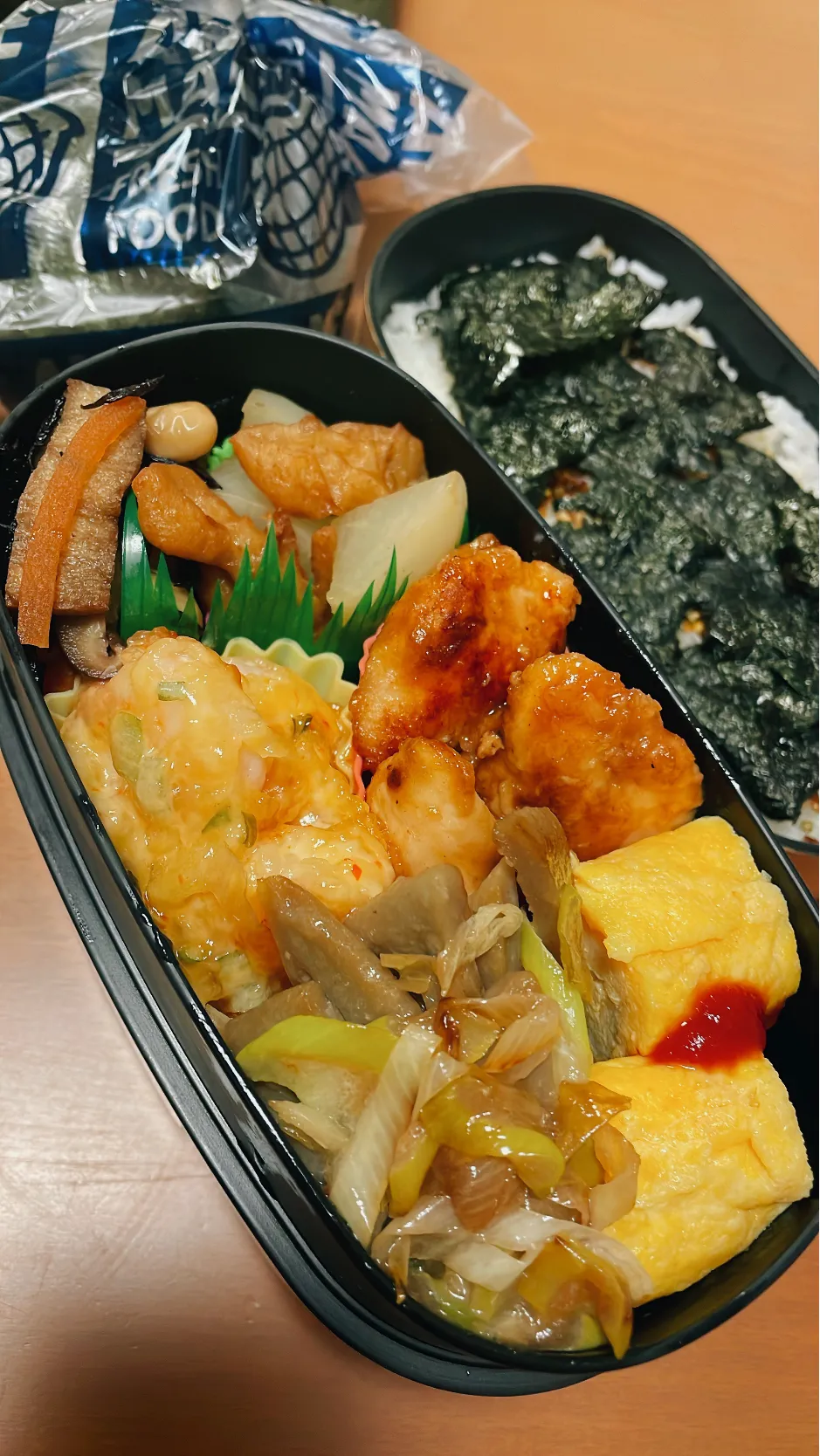 Snapdishの料理写真:今日の旦那のお弁当|sacchan( ﾐΦﻌΦ)ฅさん