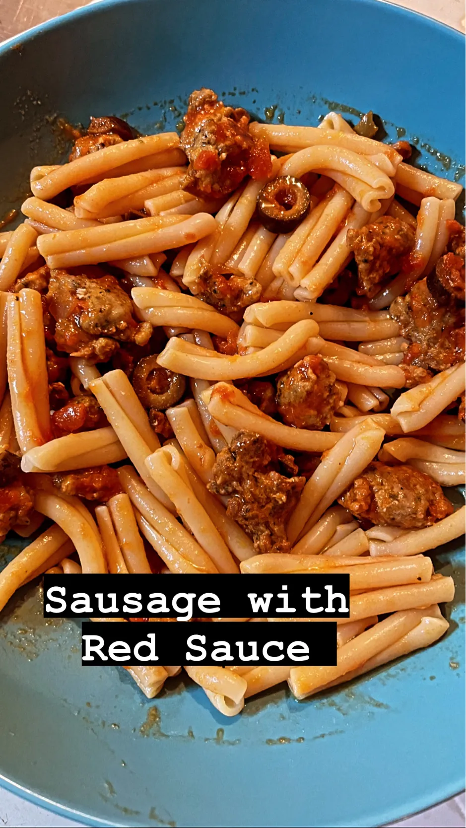 Sausage with Red sauce|Chris Shannonさん