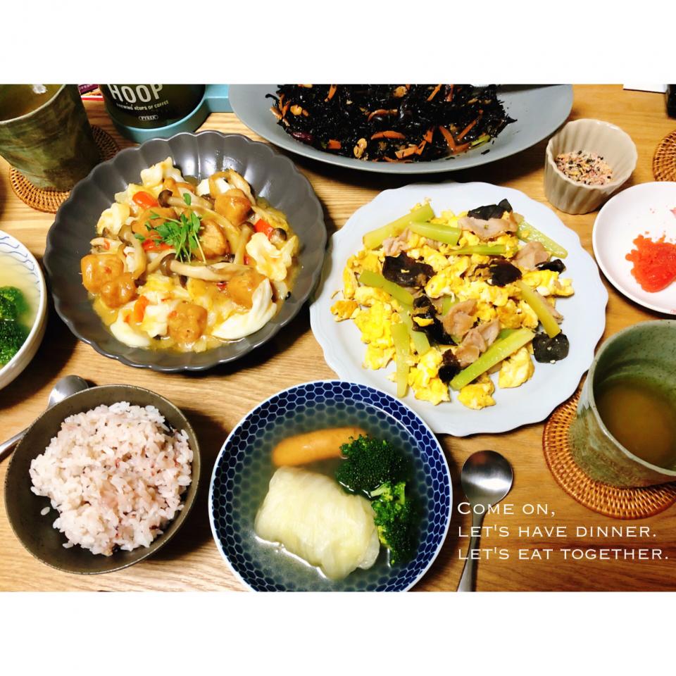 昨日の晩ごはん。