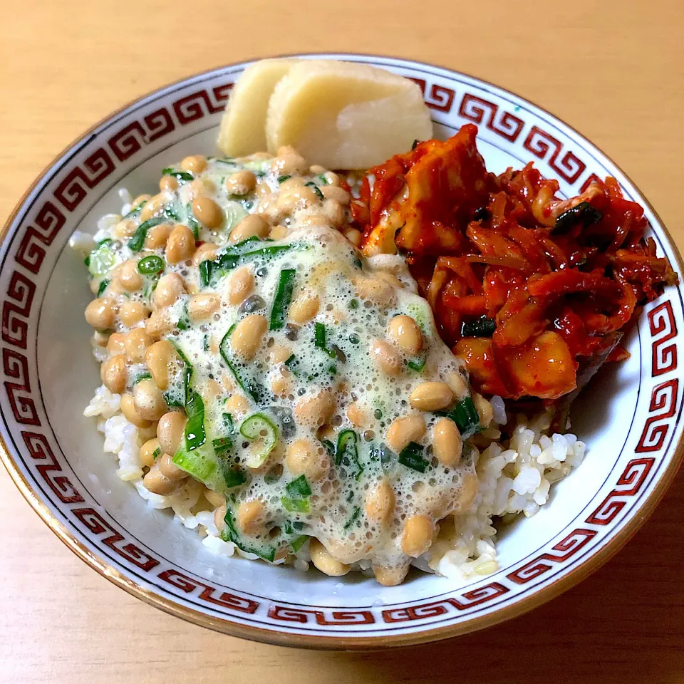 #vegan 
納豆丼|makiko_aさん