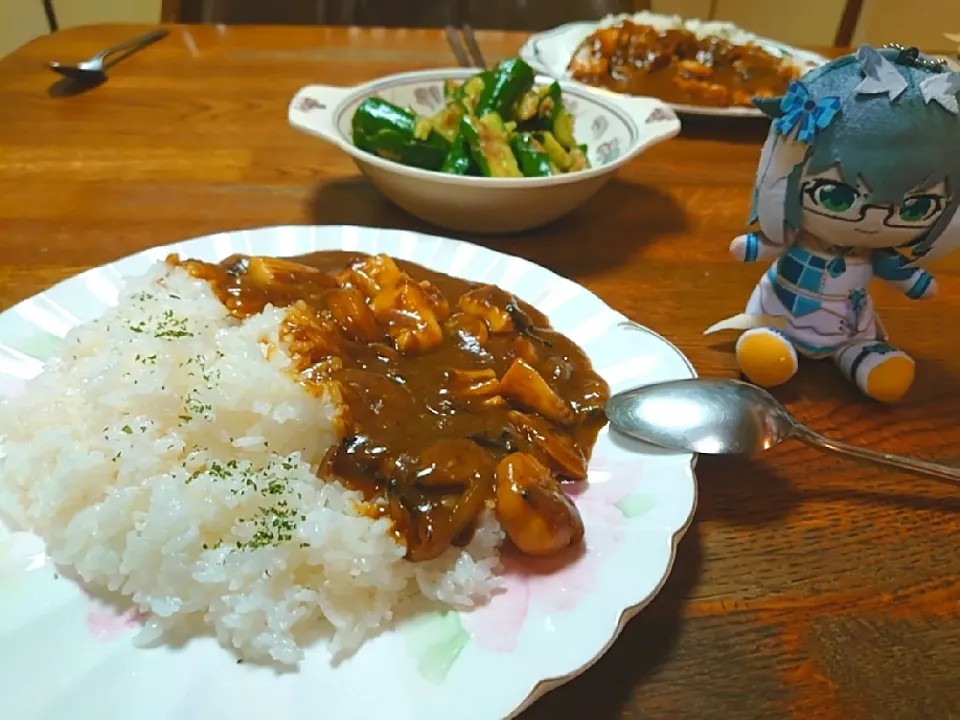 Snapdishの料理写真:シーフードカレー|わんこ餅さん