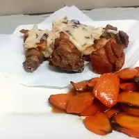 chicken Parm with glazed carrots|Maisie Salesさん