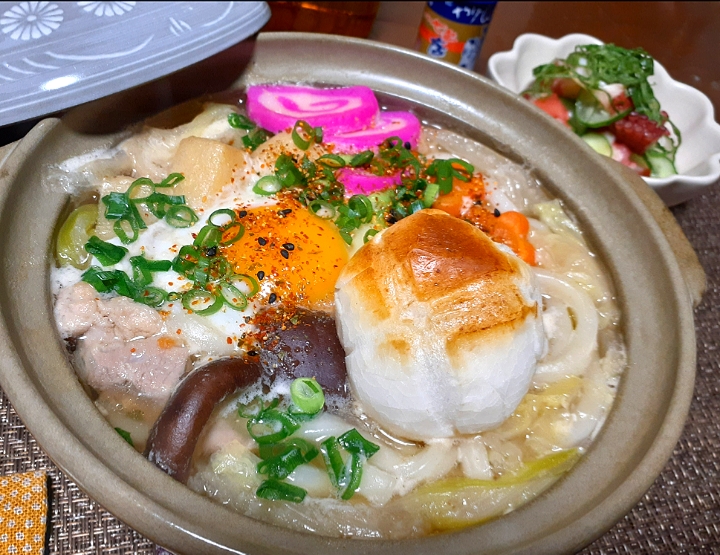 鍋焼うどん🍜餅入り