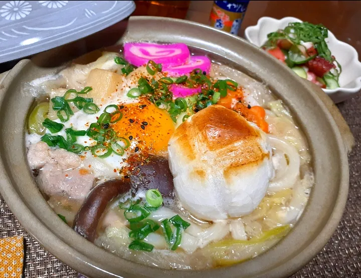 鍋焼うどん🍜餅入り|びせんさん