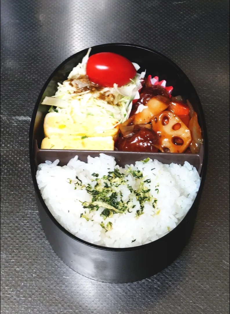 Snapdishの料理写真:肉団子の甘酢餡掛け弁当|黒川克博さん