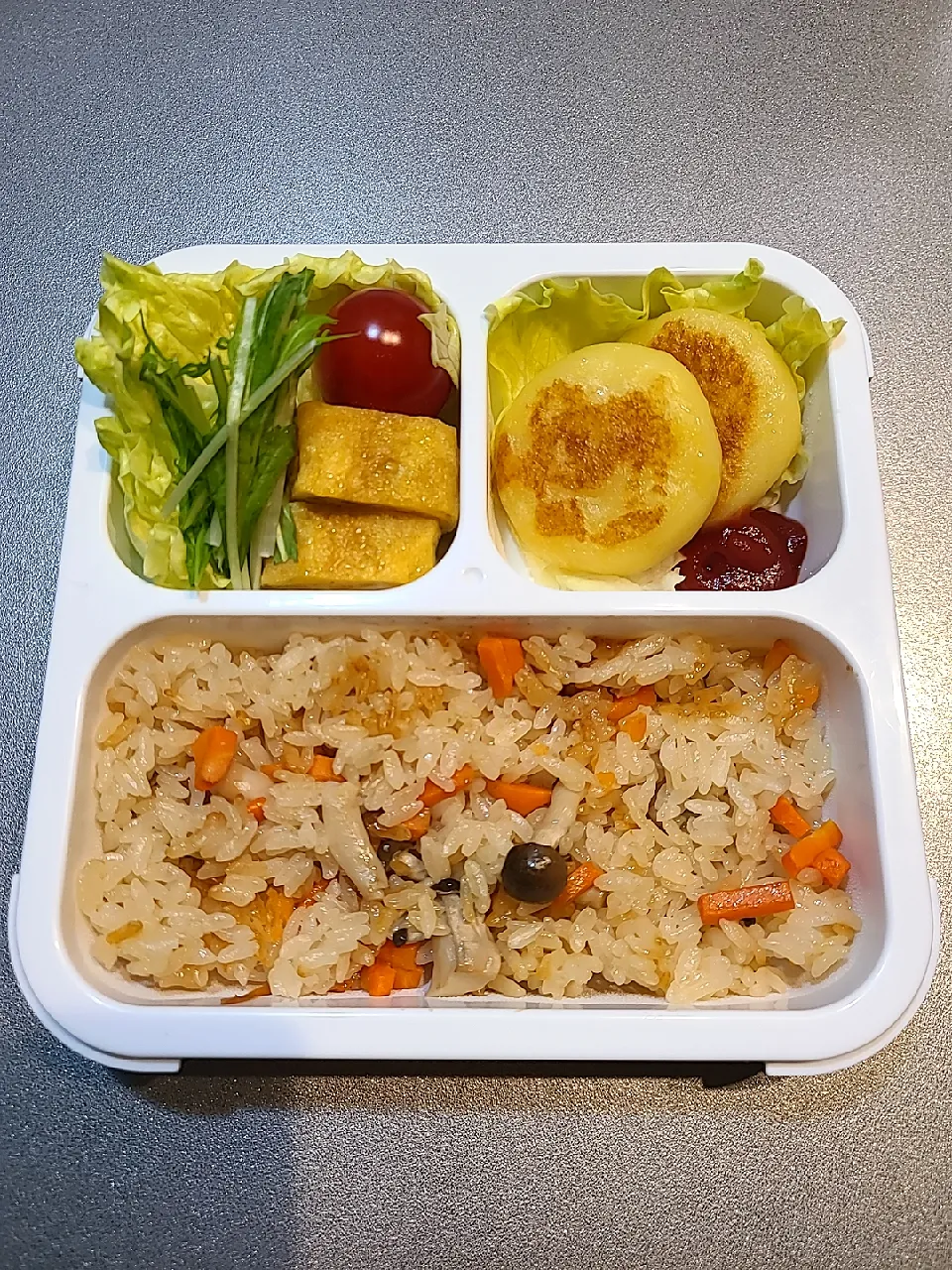 Snapdishの料理写真:今日のお弁当　大学生娘ちゃん(^-^)|sakuhimaさん