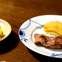 ラム肉の酒粕焼とターメリックライス