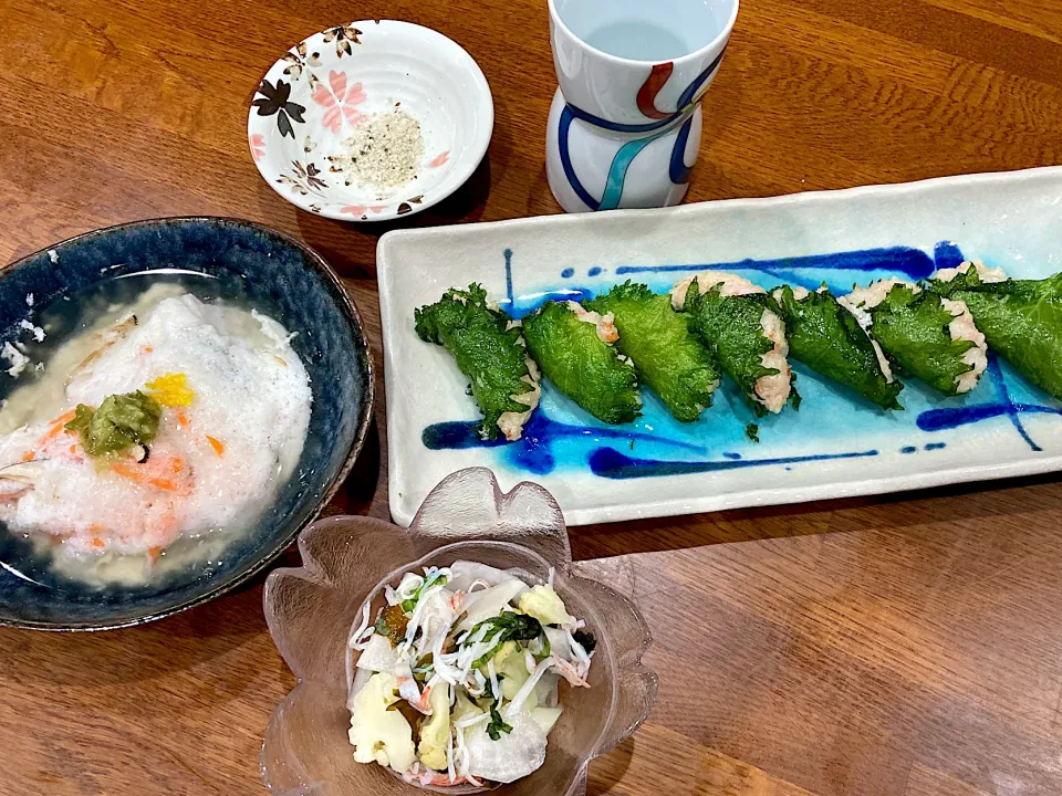 野菜尽くし献立で　一杯🍶|sakuramochiさん