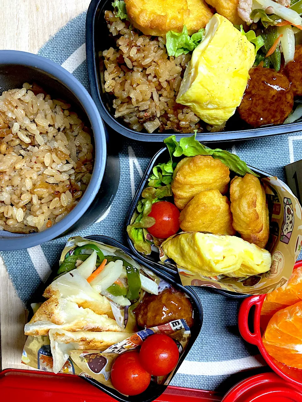 おべんとう|真珠きょうだいママさん