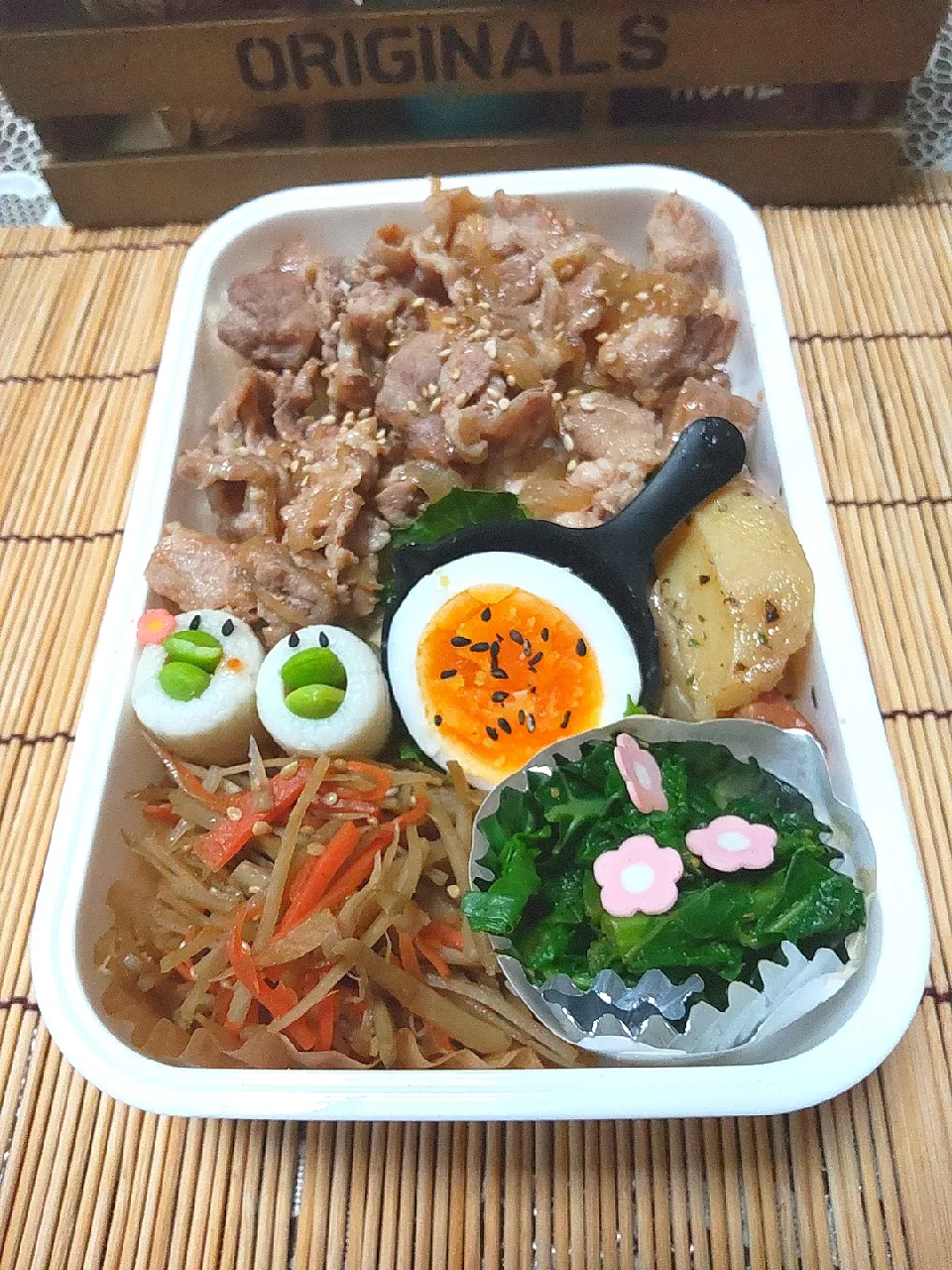 生姜焼き弁当🍱|クータンさん