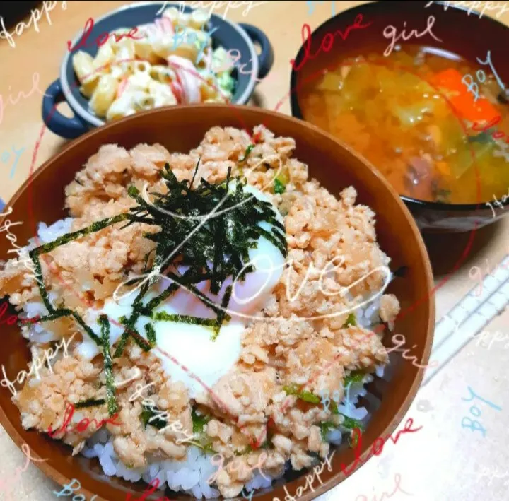 そぼろらっきょ丼|☺にこまるキッチン🍴さん