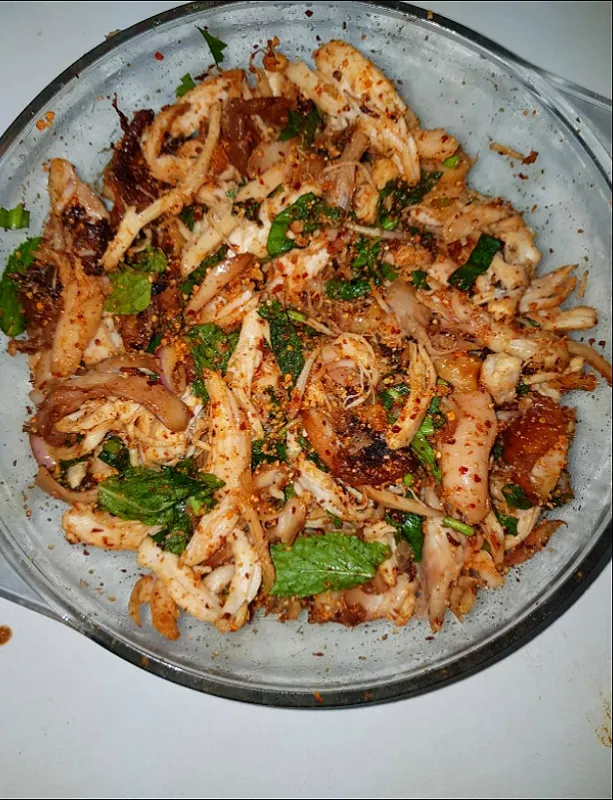 thai spicy griled chicken salad|patlovestocookさん