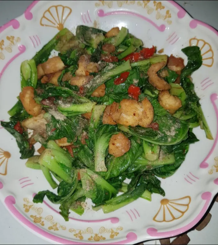 stir fry brussel sprouts with chicken|patlovestocookさん