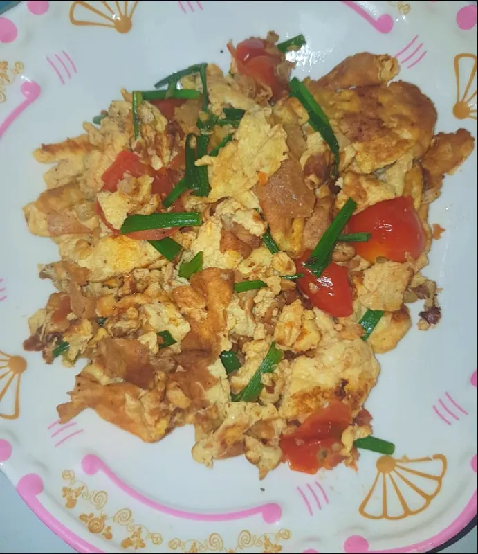 stir fry egg with tomatoes🍅🥚|patlovestocookさん