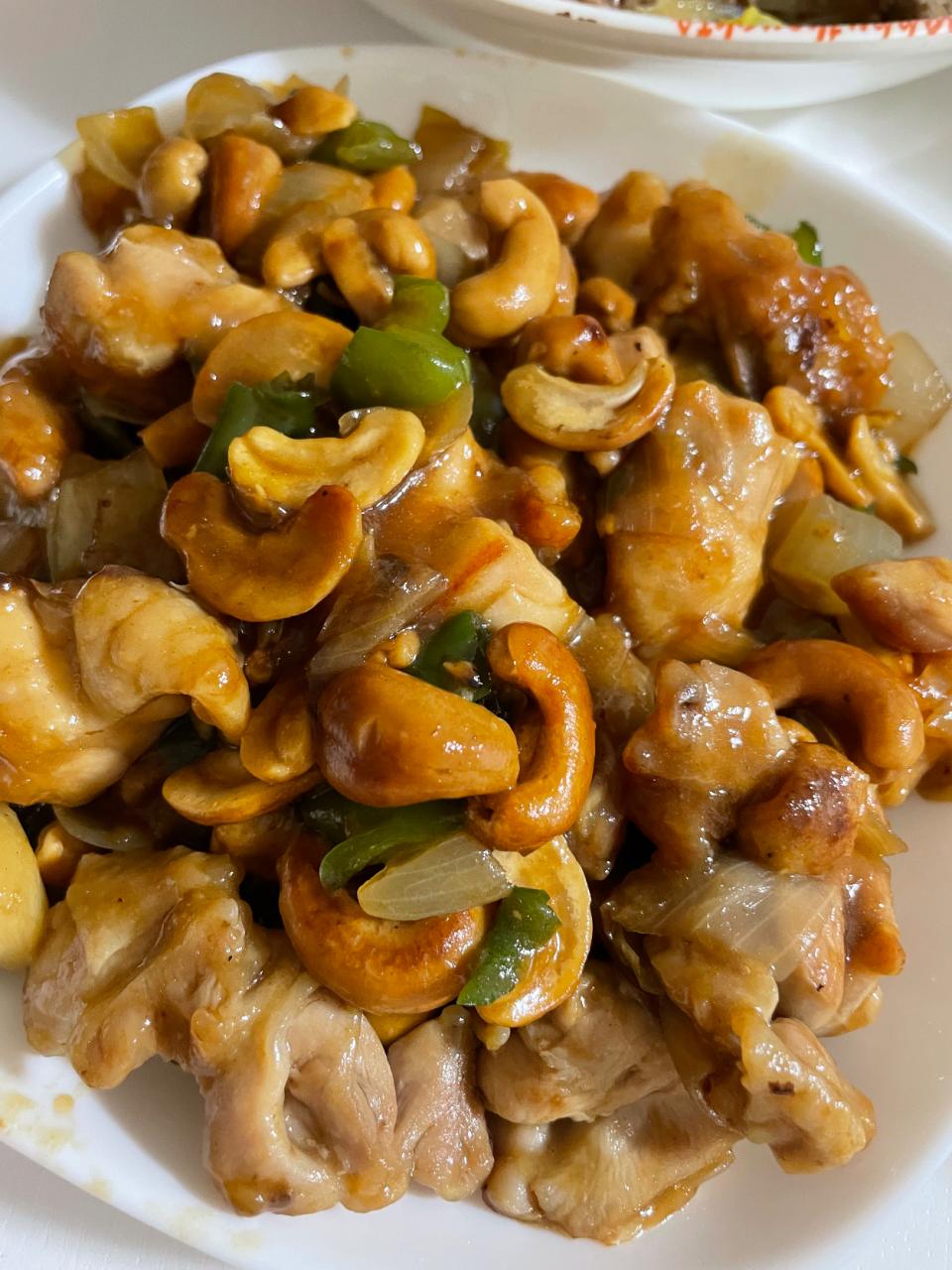 鶏肉とカシューナッツのオイスター炒め