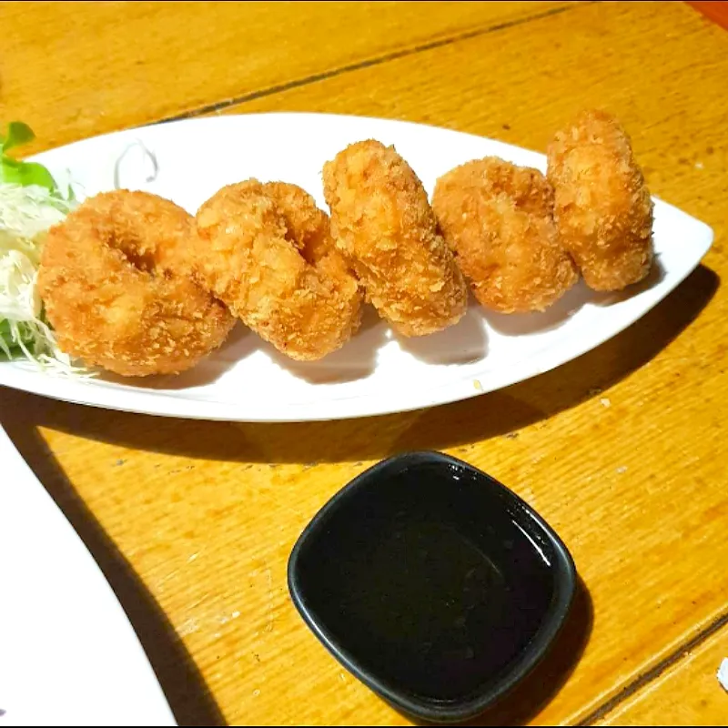 donut shrimp cakes|patlovestocookさん