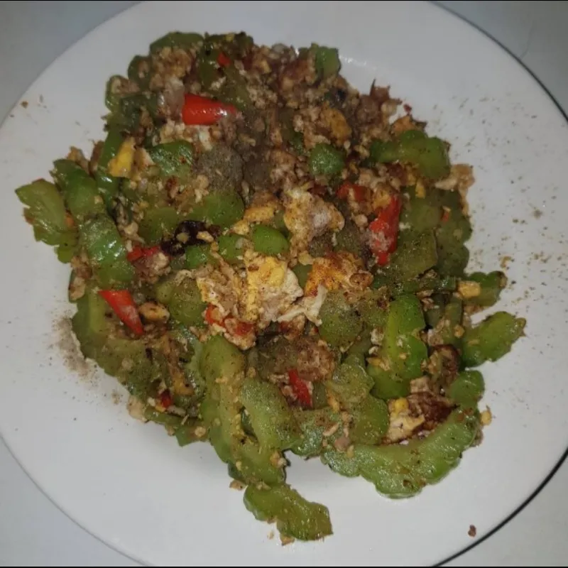 stir fry bitter gourd with egg|patlovestocookさん