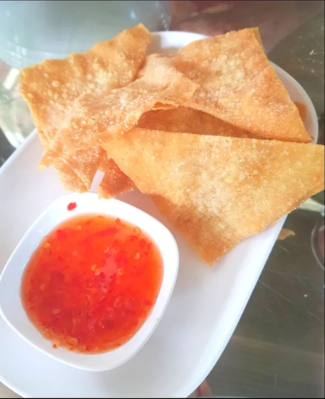 deep fried wonton|patlovestocookさん