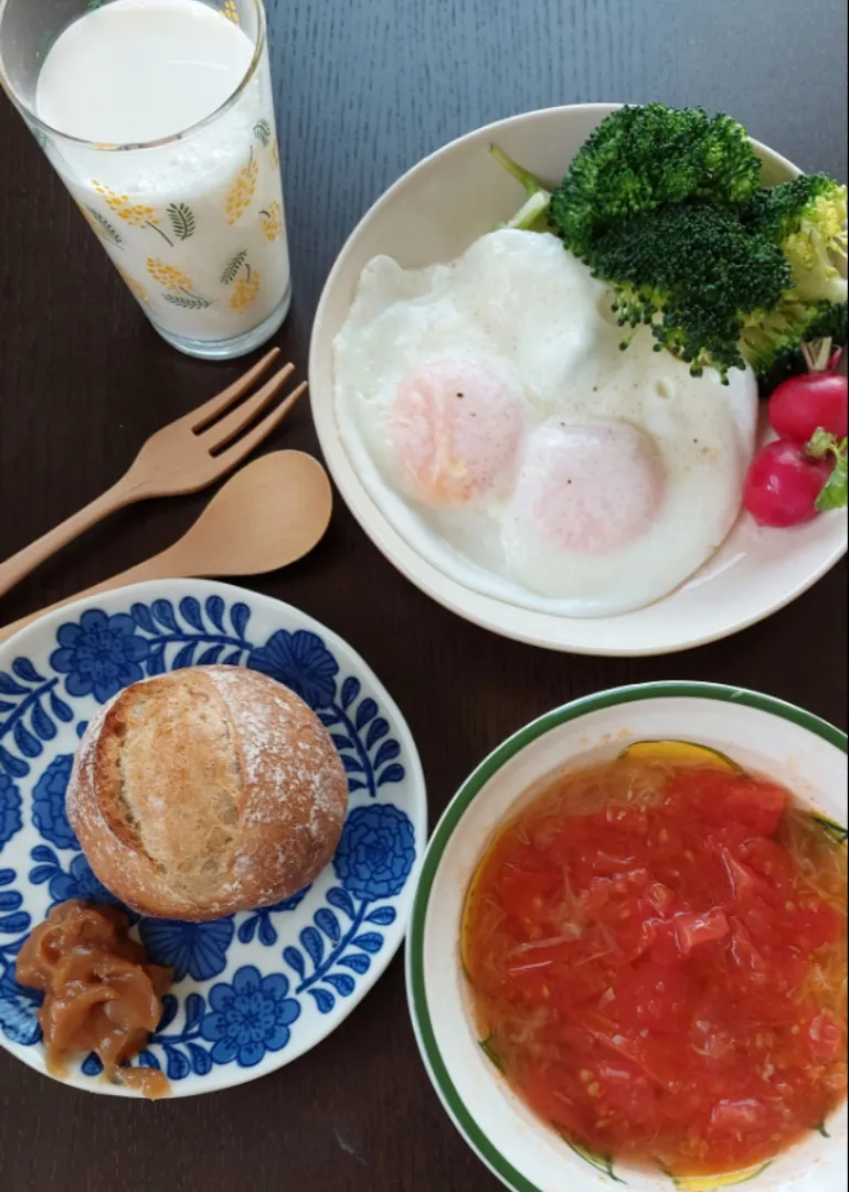 Snapdishの料理写真:あさごはん|きつねさん