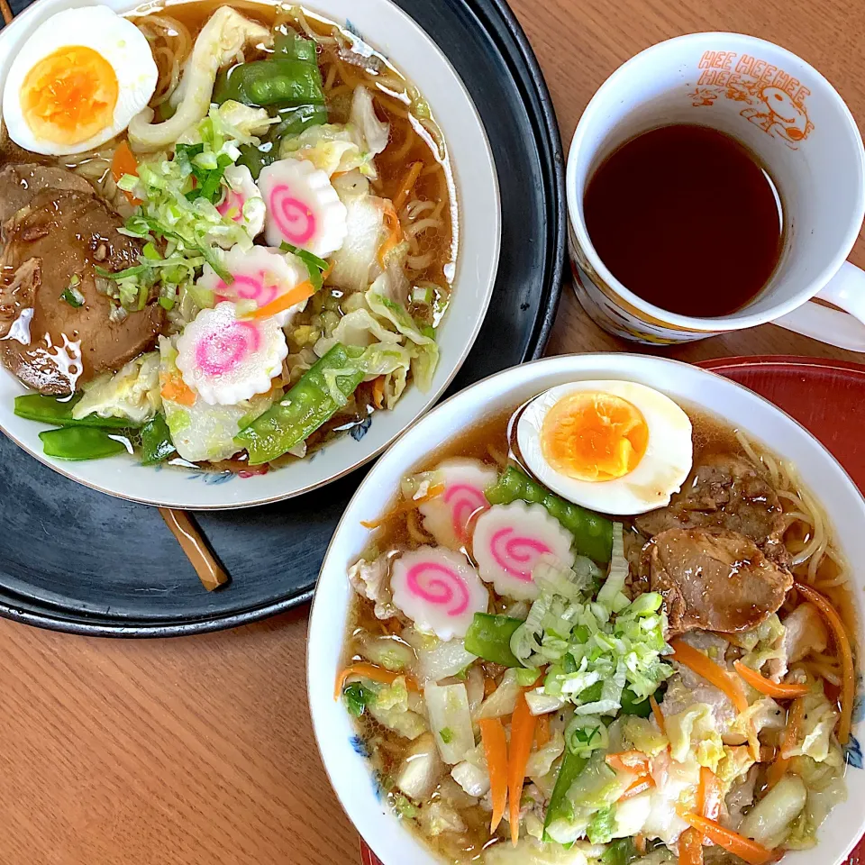 Snapdishの料理写真:醤油ラーメン|みんみんさん