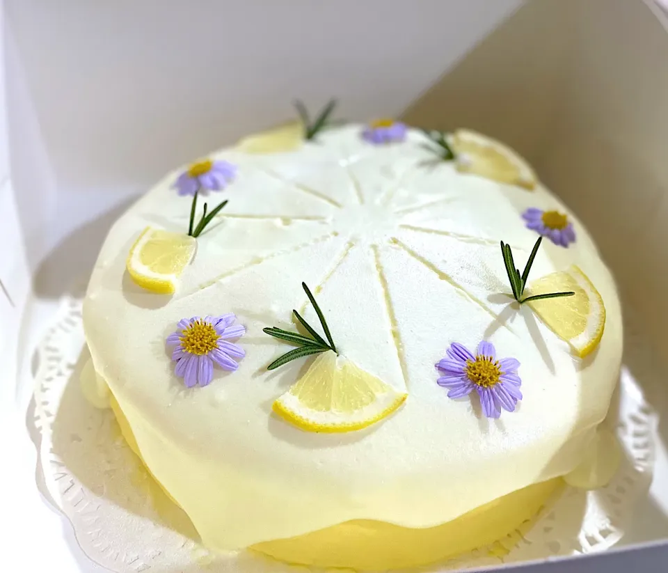 Chiffon Lemon Lava Cake|Little_Sさん