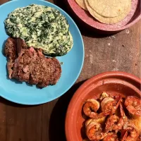 Ribeye and Garlic Shrimp|Chris Shannonさん