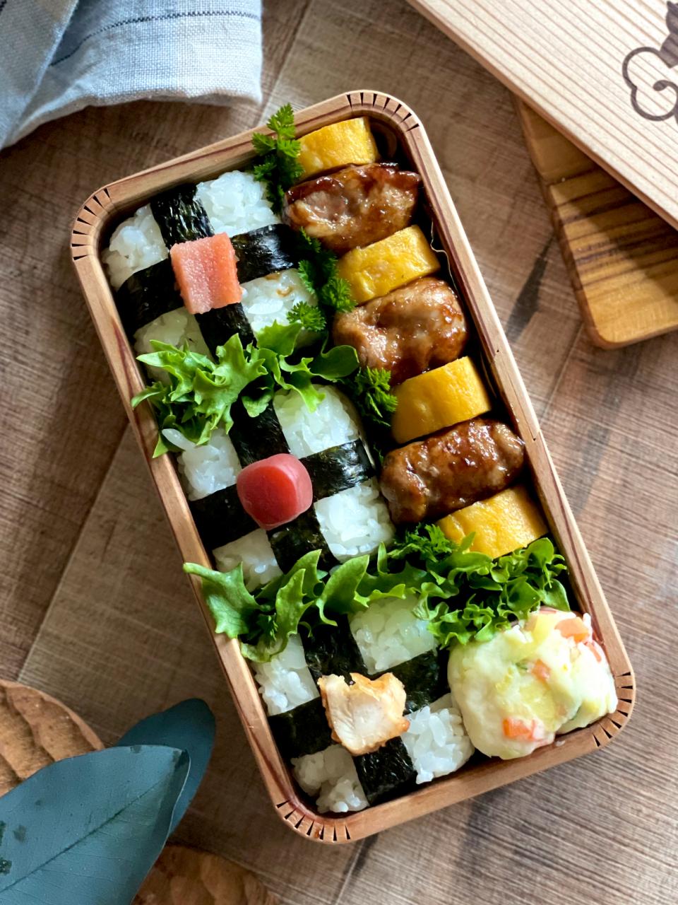 今日のお弁当はCUBE弁当⬛︎⬜︎