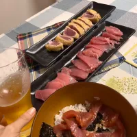 Snapdishの料理写真:マグロ尽くし！|みみさん