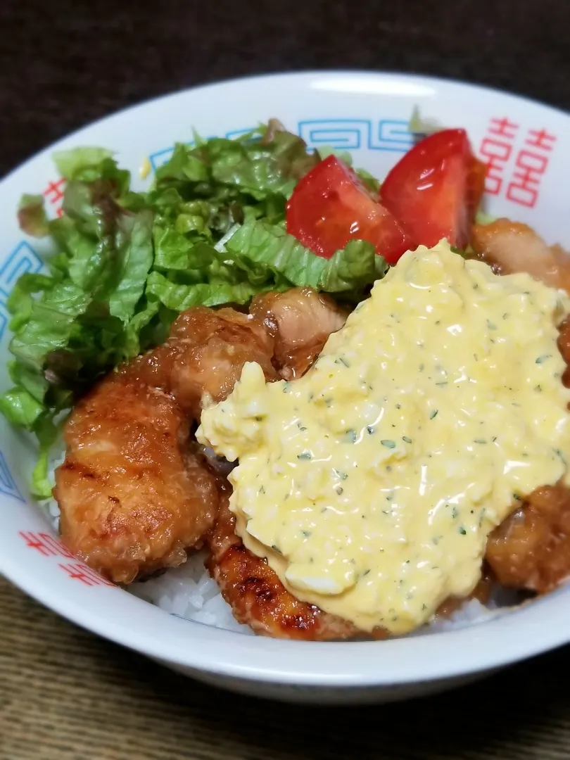 パパ作👨下味冷凍❄️チキン南蛮丼|ぱんだのままんさん