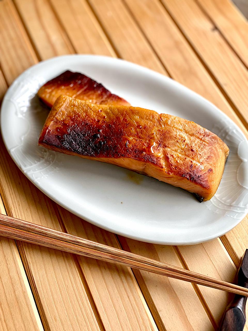 旨味ぎゅっと❤️鮭のみそ粕漬け🥢🐟🥢