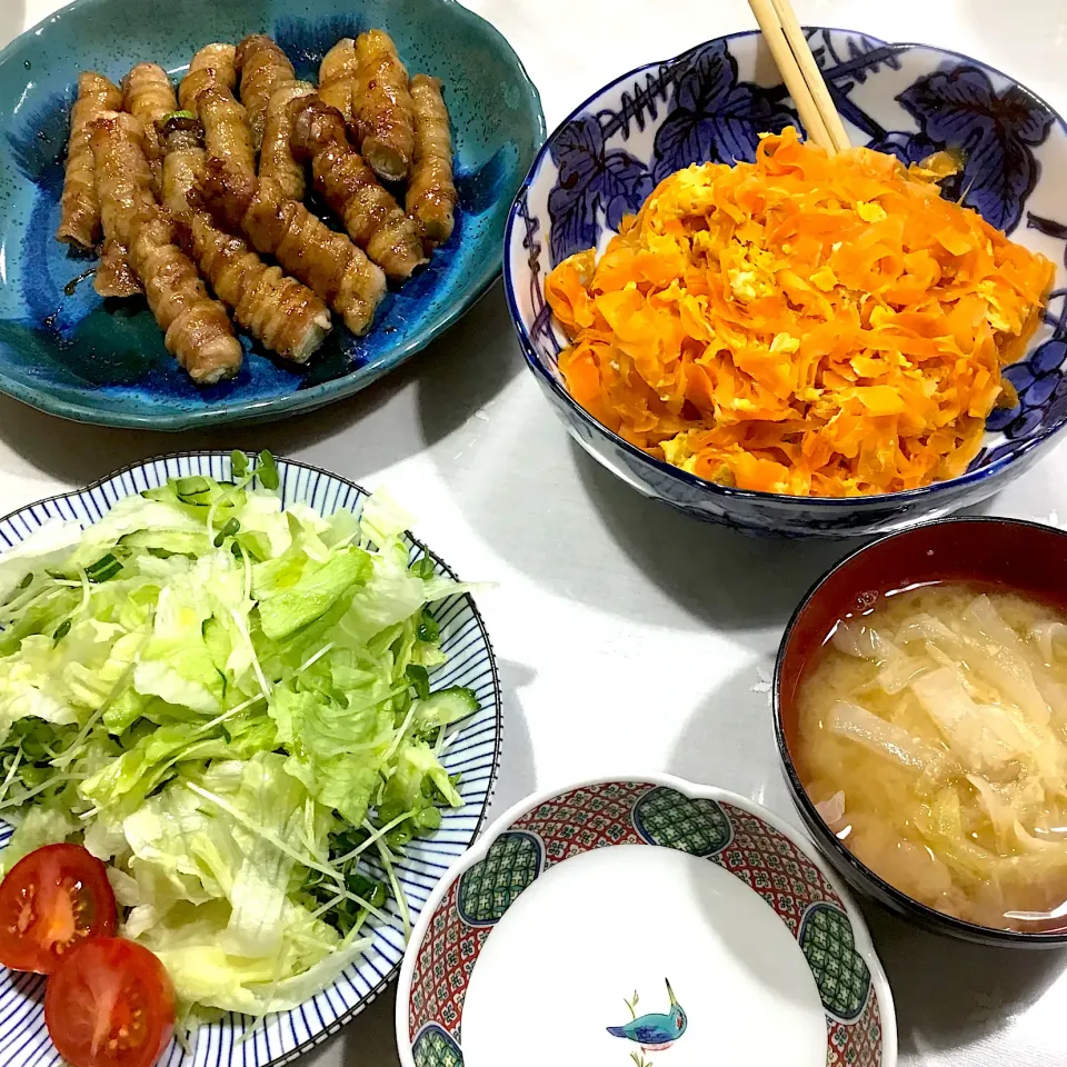 Snapdishの料理写真:豚バラ肉の野菜巻き|Yukikoさん