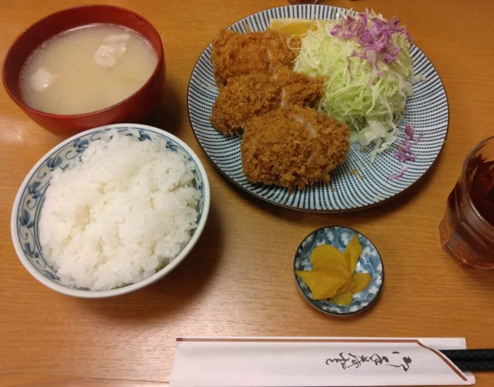 ヒレカツ定食|よっちびやばんぶーさん