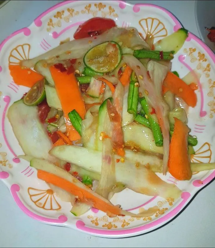 Lao style papaya salad (somtum Lao)|patlovestocookさん