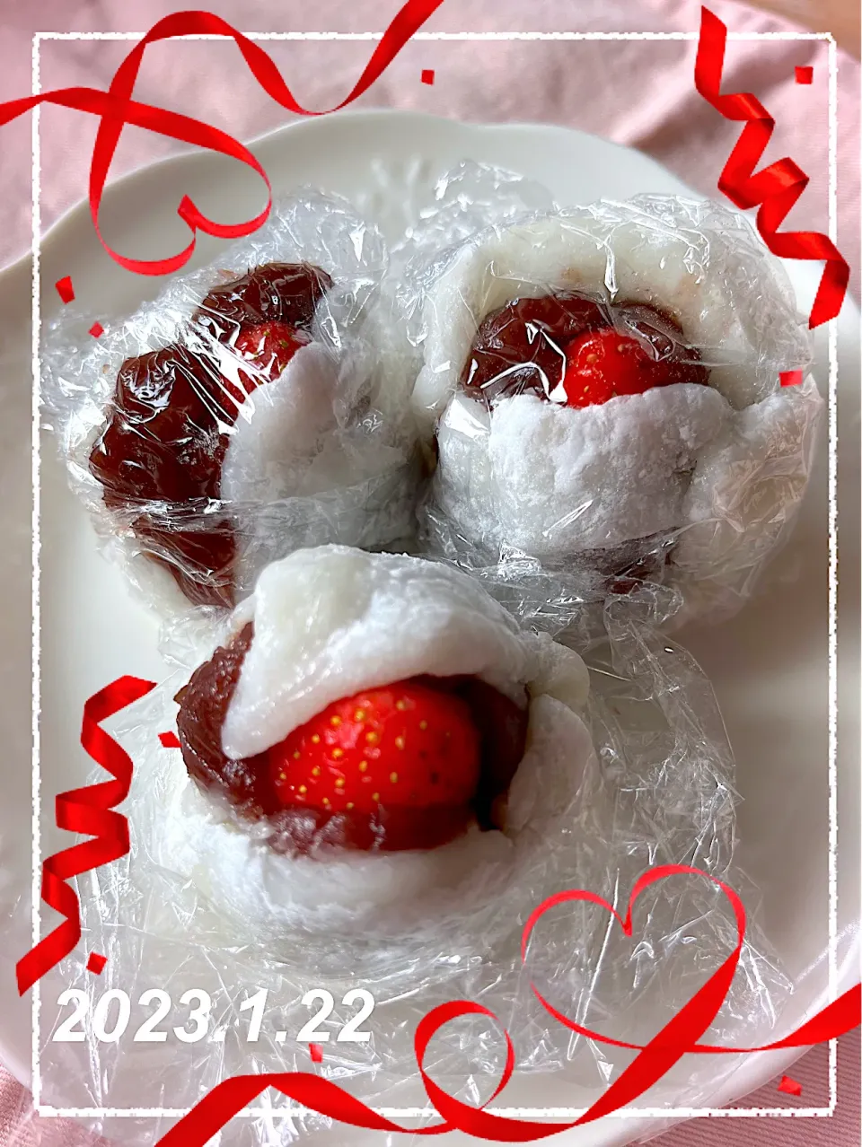 Snapdishの料理写真:🍓いちご大福🍓|harutomomamaさん