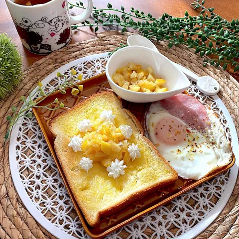 「北海道小麦」を使ってみたSnapdishの料理・レシピ写真:小田原産レモンのフレッシュ手作りジャムでモーニング( ˘͈ ᵕ ˘͈  )♡