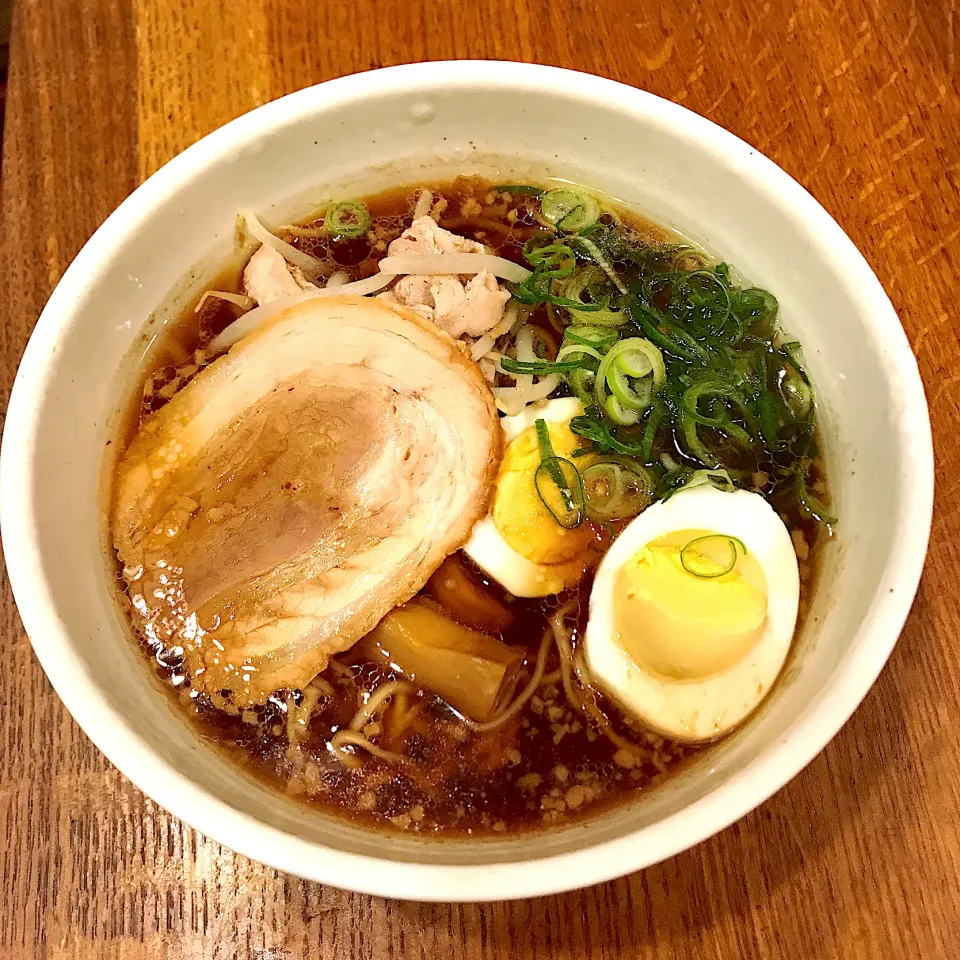 Snapdishの料理写真:尾道ラーメン晩御飯|hatabowwyomeさん