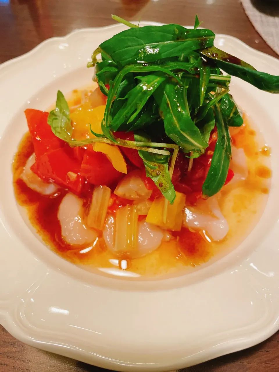 帆立と重ね煮のカルパッチョ|taka-chanさん