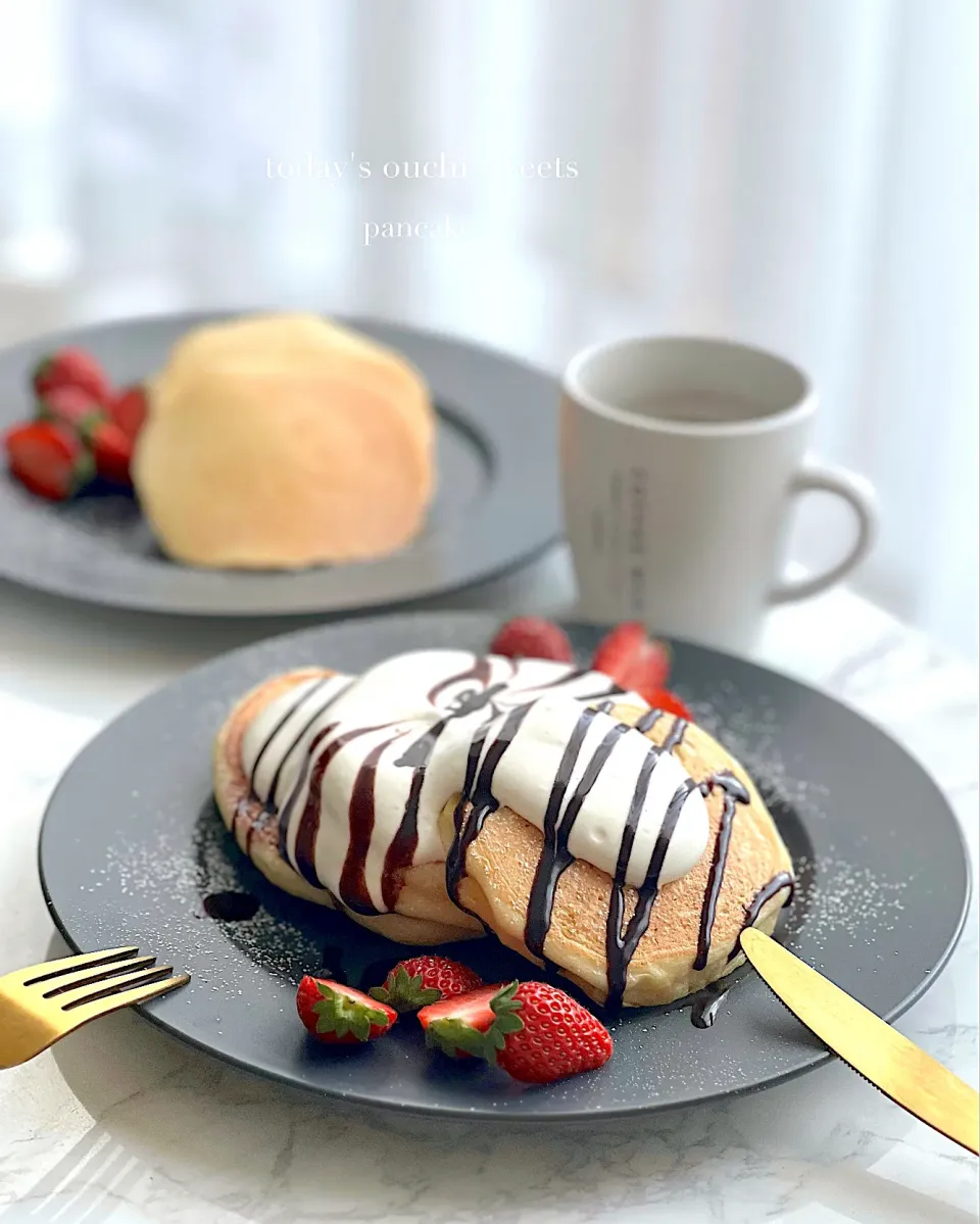 カフェスタイルのパンケーキ🥞|いづみさん