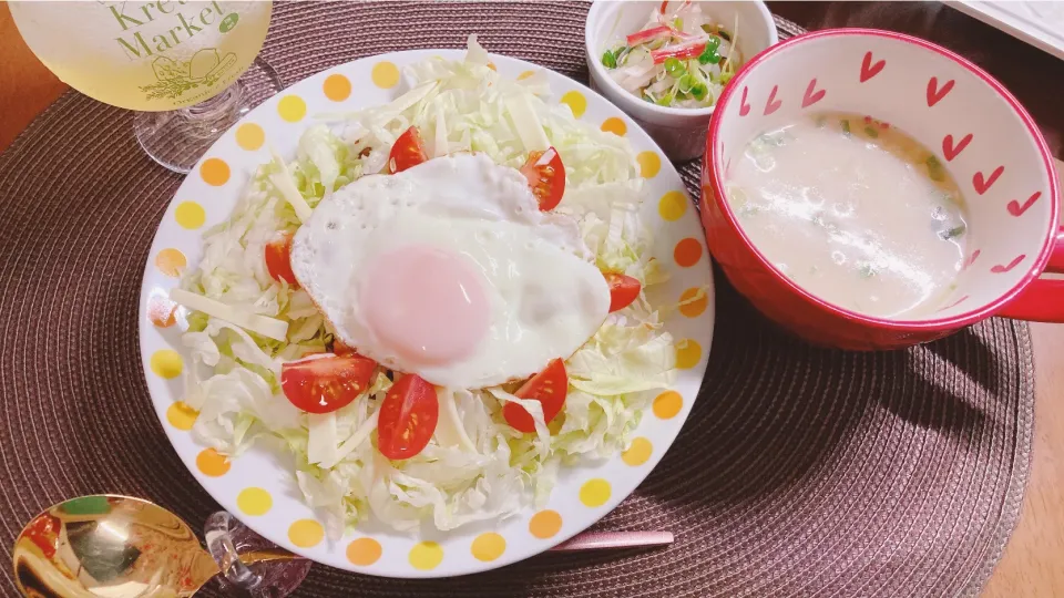 Snapdishの料理写真:タコライス定食|ゆうかさんさん