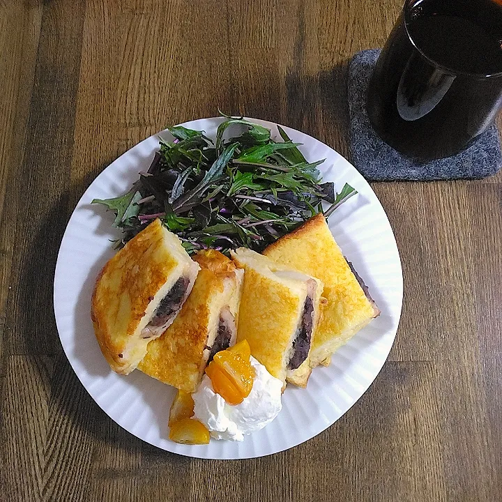 あん餅フレンチトースト|もぐさん