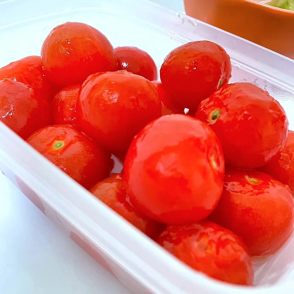 りさこさんの料理 ミニトマトのはちみつ漬け🍅🍯|りさこさん