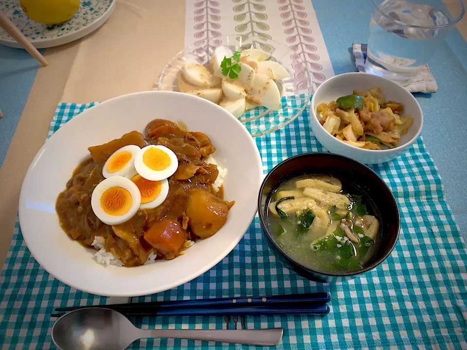 2023/1/22 お昼ご飯🍚は2日煮込んだチキンカレー|ひーちゃんさん