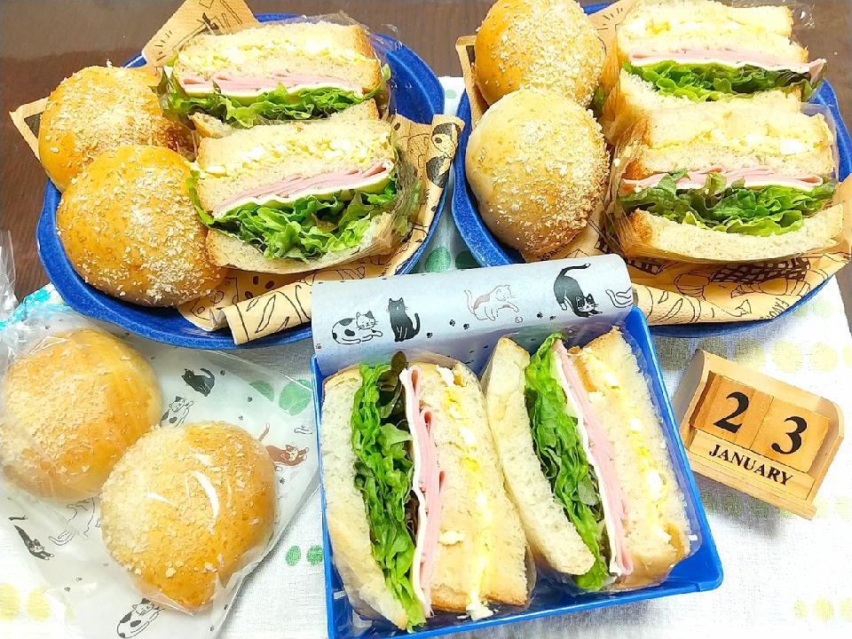 🍱今日の息子達のお弁当&置き弁+1
