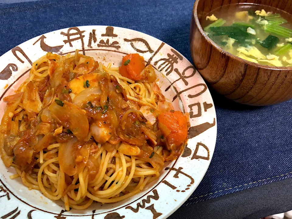 残りカレースパゲティ|はっぱさん