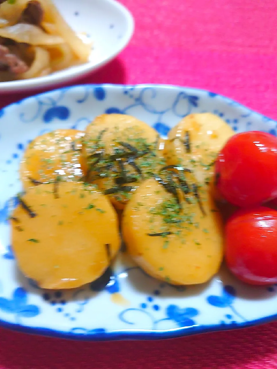 Snapdishの料理写真:長芋のバターしょうゆ炒め|🍒ふみりん🍒さん