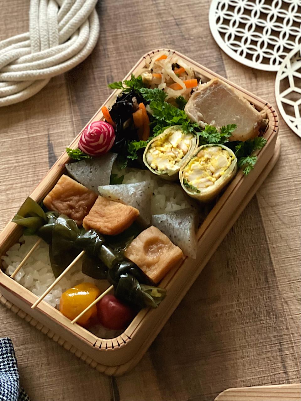 今日のお弁当🍱〜おでん🍢をまるっとお片付け弁〜