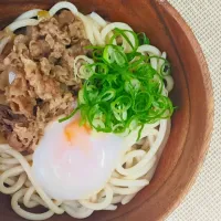 Snapdishの料理写真:牛丼の具 玄米麺99麺|玄米娘さん