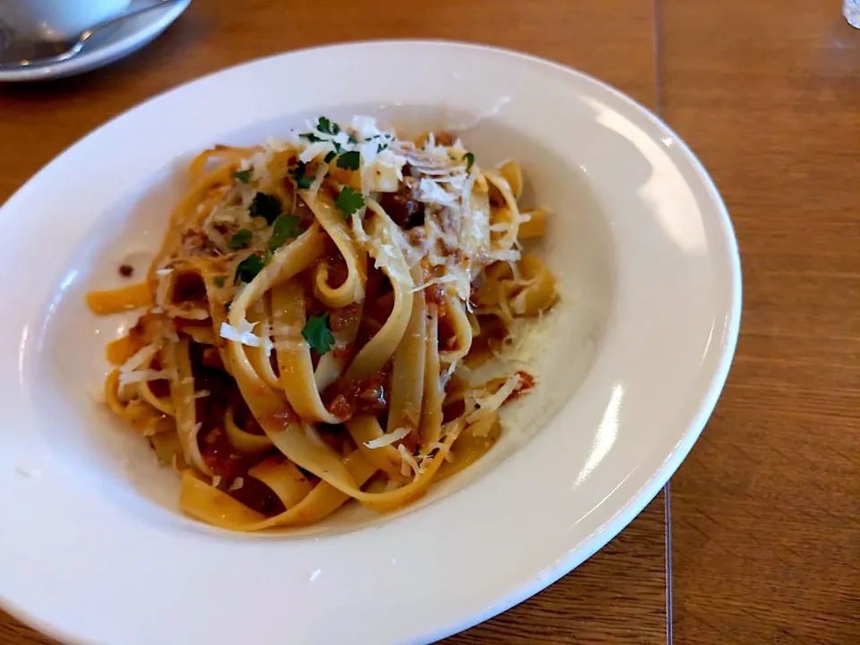 ボロネーゼ🍝はこの麺が美味しい😋|アライさんさん