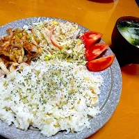 Snapdishの料理写真:炊飯器でワンディッシュ|Kanaさん