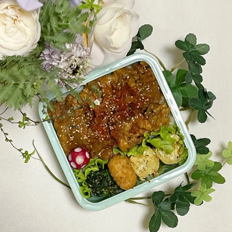 1/25❤︎主人のプルコギ丼弁当🌱|Makinsさん